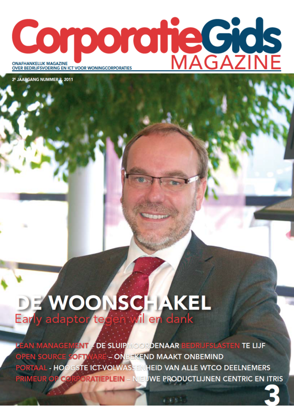 Cover CorporatieGids Magazine - September 2011 Editie: Strategie, Bedrijfsvoering en ICT
