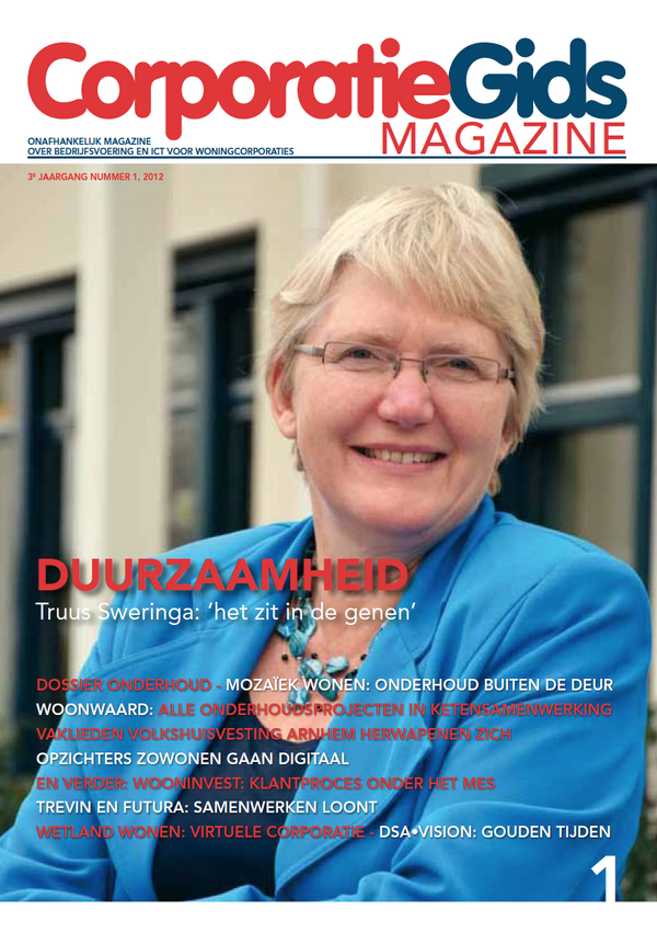 Cover CorporatieGids Magazine - Maart 2012 Editie: Strategie, Bedrijfsvoering en ICT