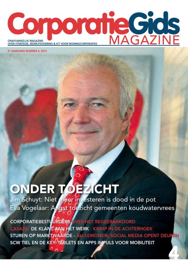 Cover CorporatieGids Magazine - November 2012 Editie: Strategie, Bedrijfsvoering en ICT