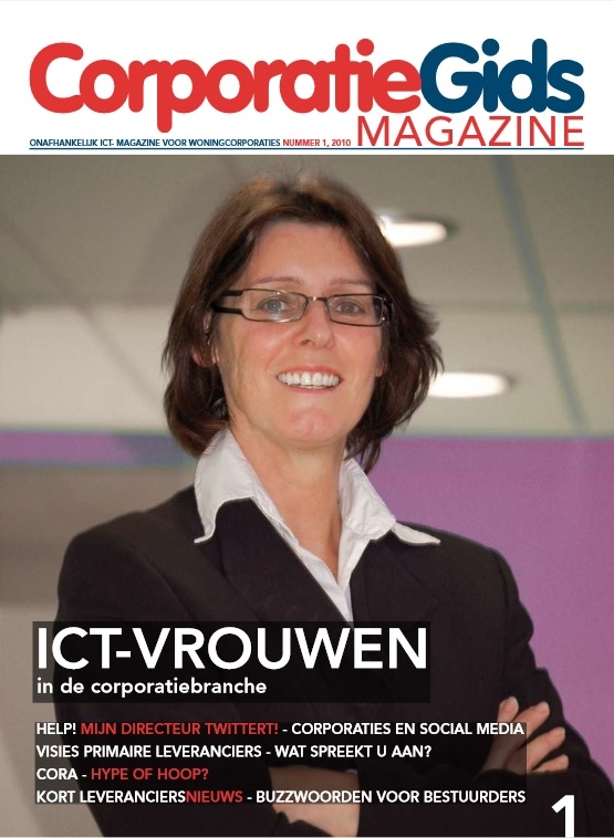 Cover CorporatieGids Magazine - Februari 2010 Editie: Strategie, Bedrijfsvoering en ICT