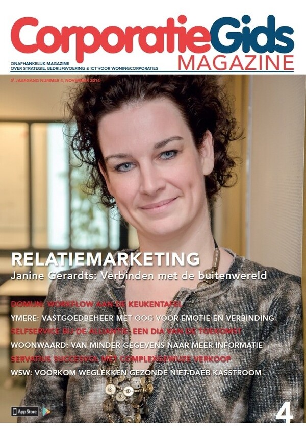 Cover CorporatieGids Magazine - November 2014 Editie: Strategie, Bedrijfsvoering en ICT