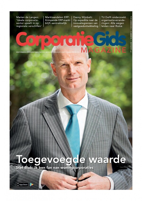 Cover CorporatieGids Magazine - November 2016 Editie: Strategie, Bedrijfsvoering en ICT