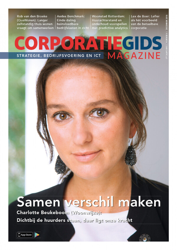Cover CorporatieGids Magazine - December 2018 Editie: Strategie, Bedrijfsvoering en ICT